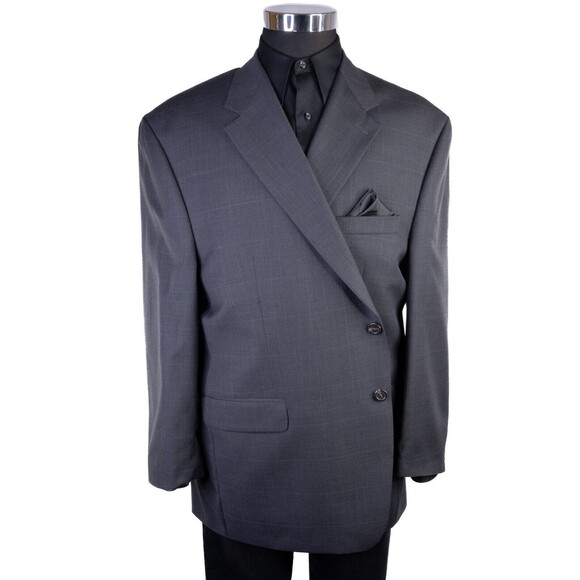 Lauren Ralph Lauren Sport Coat Mens Size 50R/S Gray Two Button Blazer Jacket - Picture 2 of 14